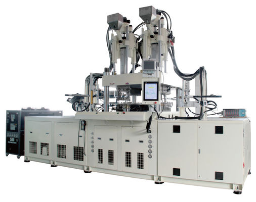 Máquina de injecção de dupla cor de parafuso Máquina de moldagem por injecção vertical rotativa de 2000 toneladas